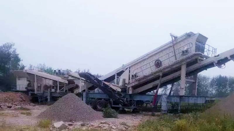 南陽(yáng)建筑垃圾再生利用現(xiàn)場(chǎng)