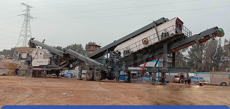 輪胎式建筑垃圾處理生產(chǎn)線