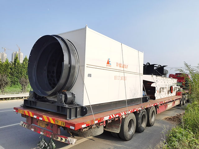 廣州白云區(qū)建筑垃圾處理生產(chǎn)線(xiàn)全套裝備發(fā)貨