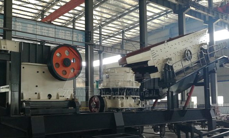 湖北鄂破+圓錐篩分一體機(jī)