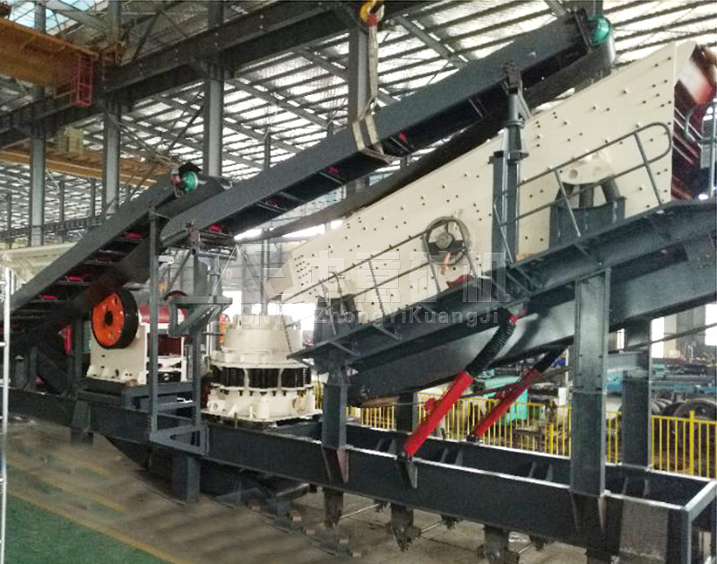 湖北鄂破+圓錐篩分一體機(jī)發(fā)貨).