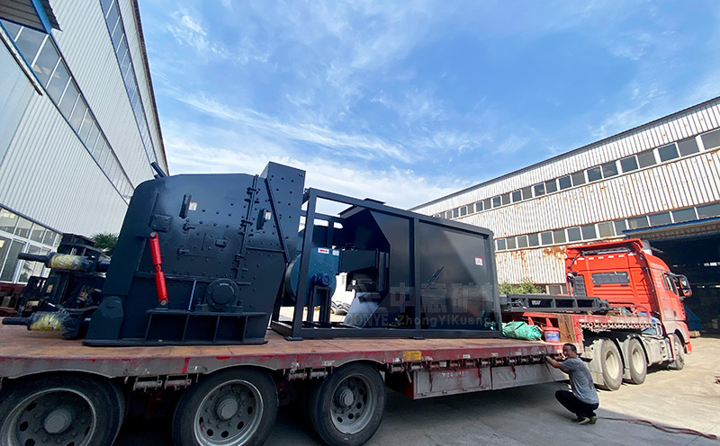 裝修垃圾處理全套設(shè)備發(fā)往浙江