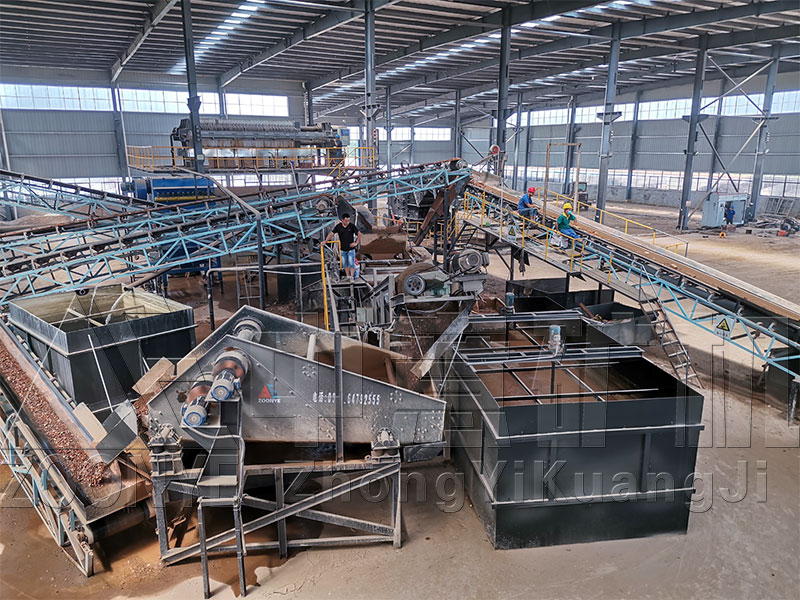 建筑垃圾處理現(xiàn)場