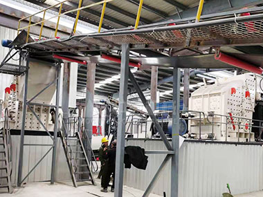 年處置50萬噸建筑垃圾處理設(shè)備在河南消納場兇猛發(fā)力