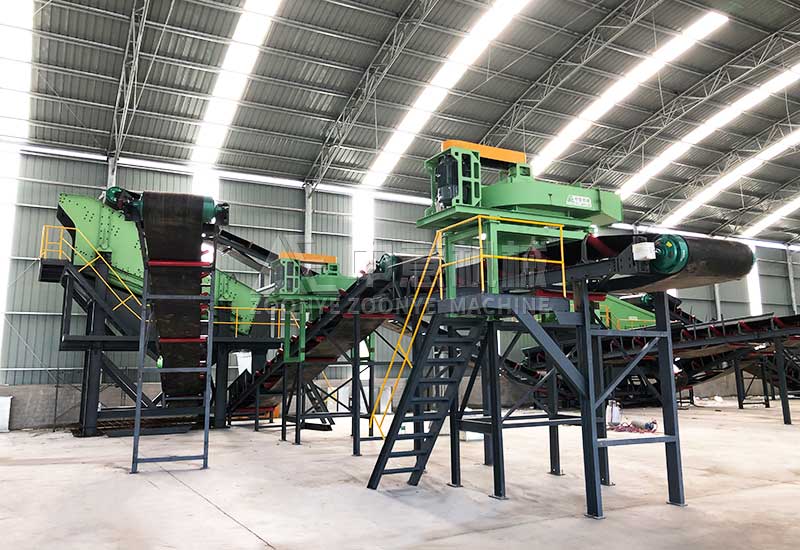 棒條弛張篩+兩臺立式負(fù)壓風(fēng)選機(jī) 棒條弛張篩+兩臺立式負(fù)壓風(fēng)選機(jī)